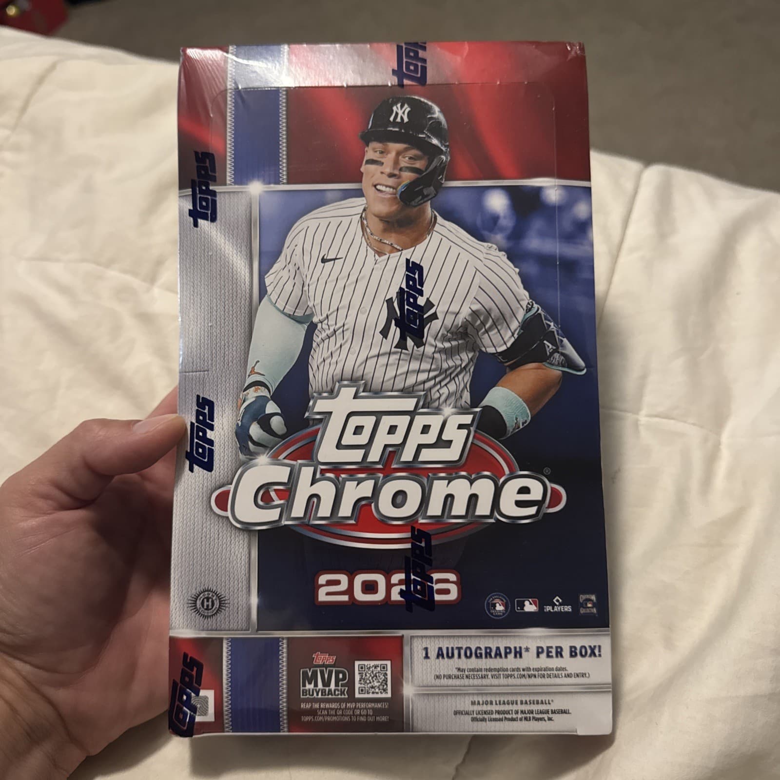 New Topps Chrome 2026 Baseball Hobby Box Factory Sealed From Topps Direct