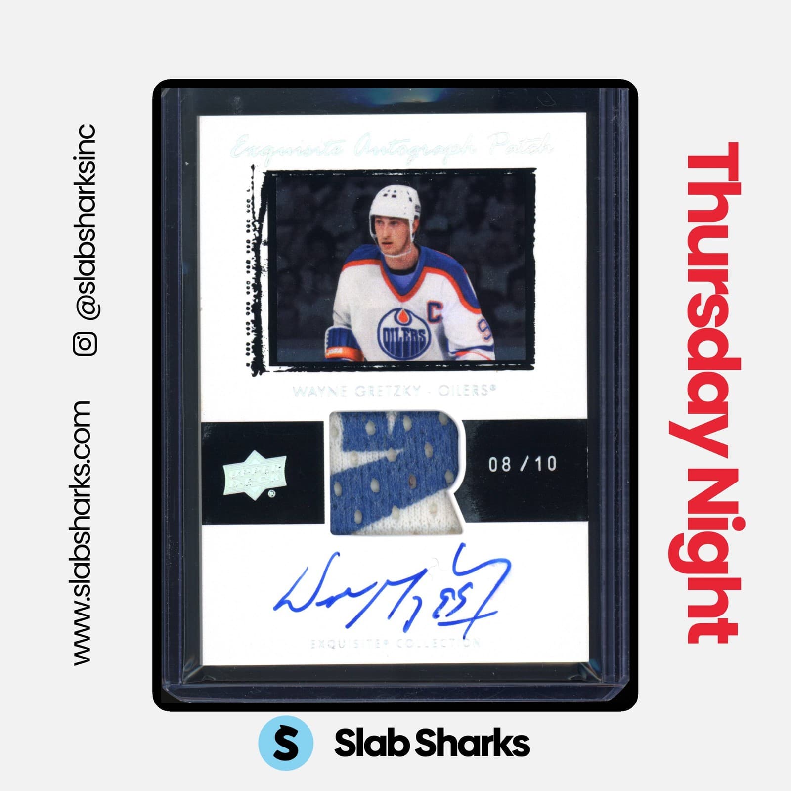 2020 THE CUP WAYNE GRETZKY EXQUISITE COLLECTION '03-04 AUTO PATCH TRIBUTE /10