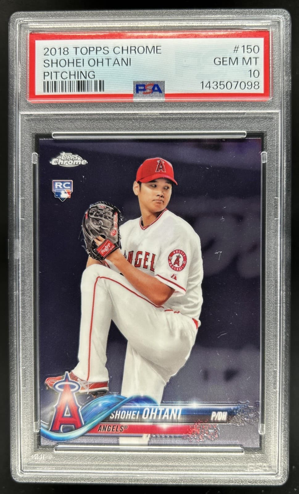 2018 Topps Chrome Shohei Ohtani Rookie RC #150 Angels PSA 10 GEM MINT