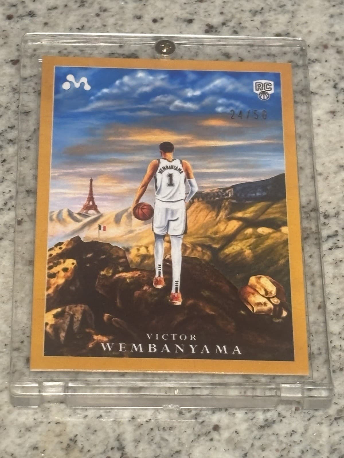 Victor Wembanyama 2024 Aifel Tower Paris Comic Benchwarmer Basketball Cards 🏀