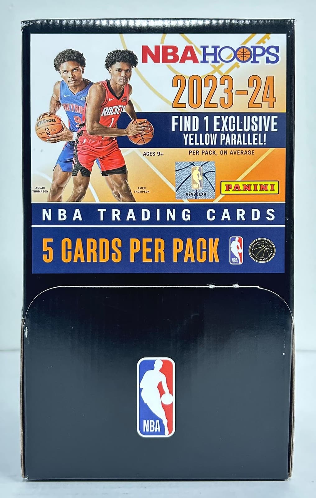 2023/24 Panini NBA Hoops Basketball 48-Pack Gravity Feed Box (Yellow)
