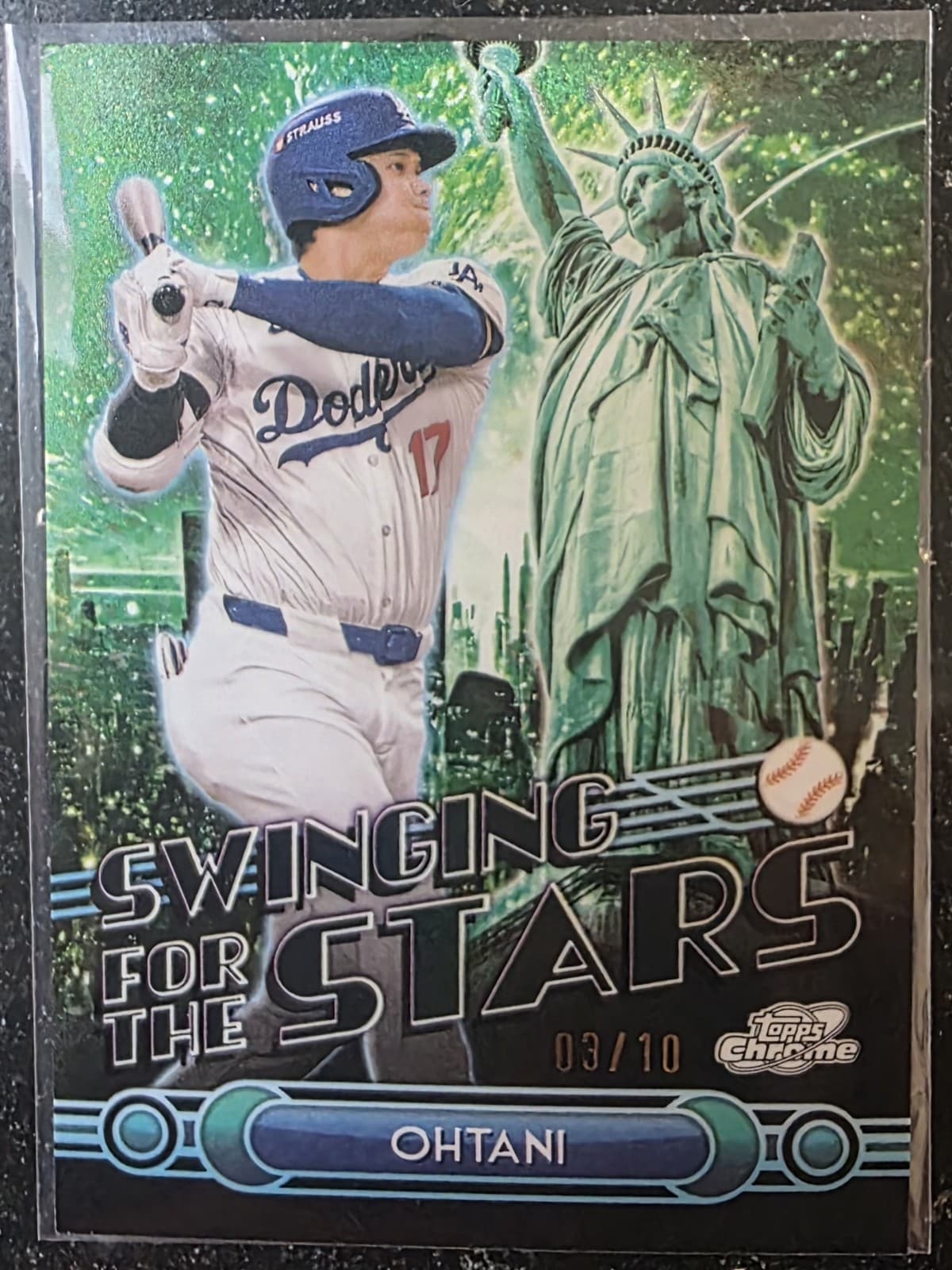 2025 Topps Chrome - Swinging for the Stars Shohei Ohtani #SS-1 /10 Black RARE