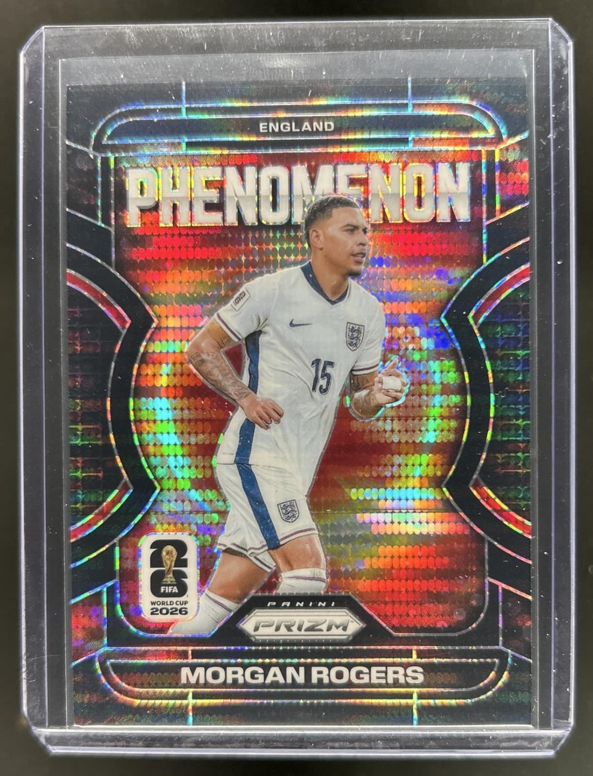 2026 Panini Prizm World Cup Morgan Rogers Phenomenon Preferred Black #1/1