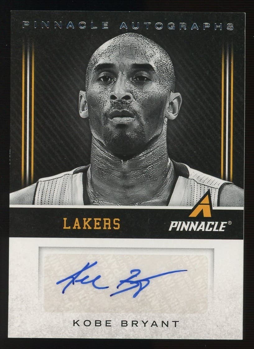 2013-14 Panini Pinnacle #119 Kobe Bryant Los Angeles Lakers HOF AUTO