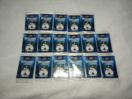 Upper Deck Hockey Cards 2017 - 2018 Collectors Guide Sealed Packs Lot Of 17 New