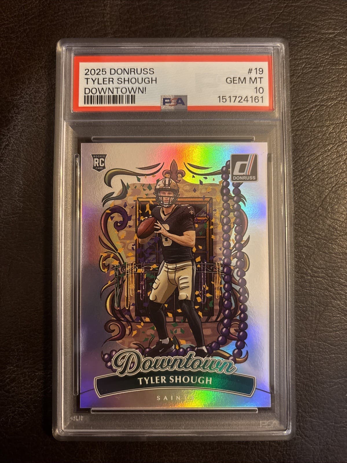 2025 Panini Donruss Optic - Downtown Tyler Shough #19 (RC)