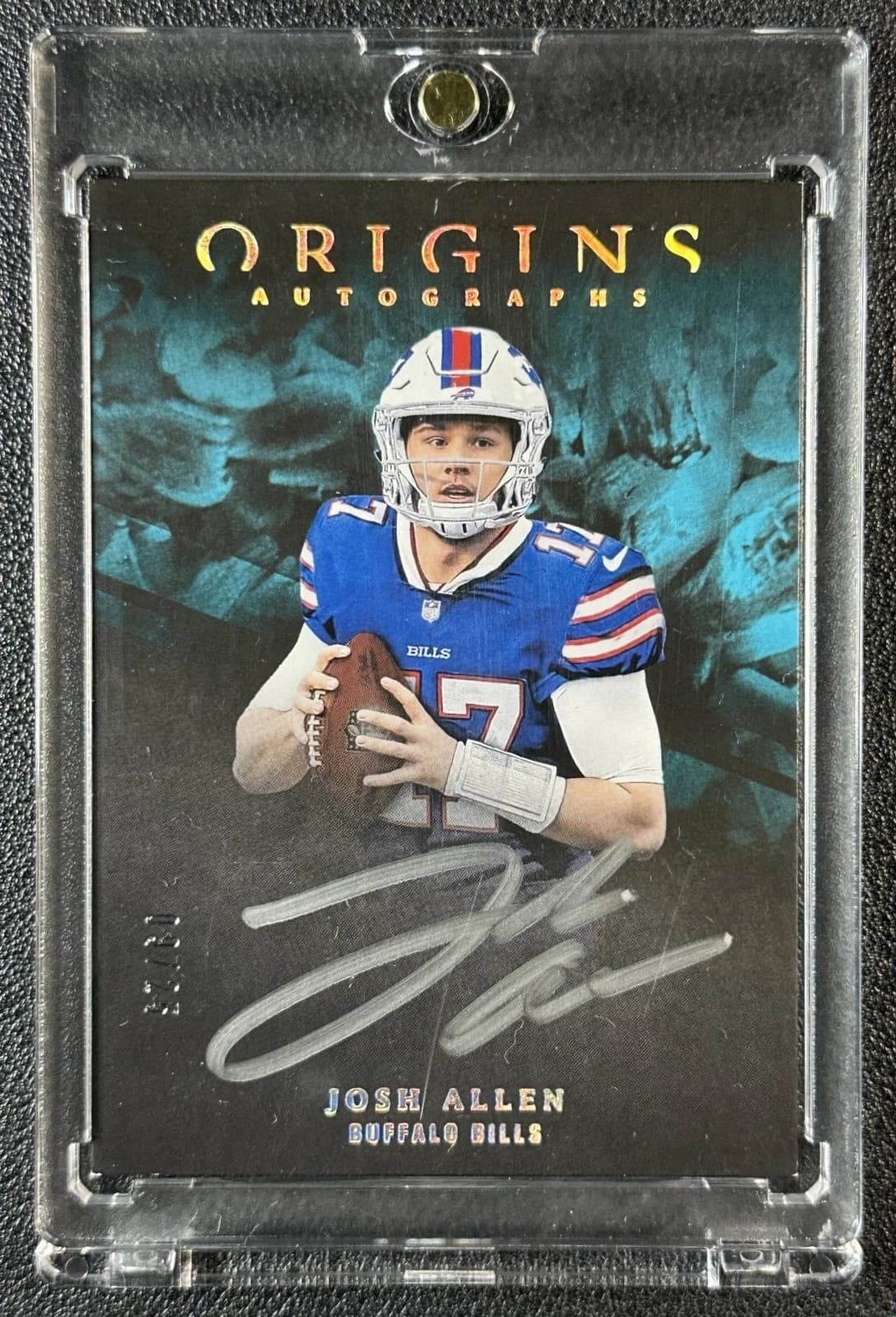 JOSH ALLEN 2018 PANINI ORIGINS #OA-JA ROOKIE AUTO SILVER INK RC 09/25 BILLS