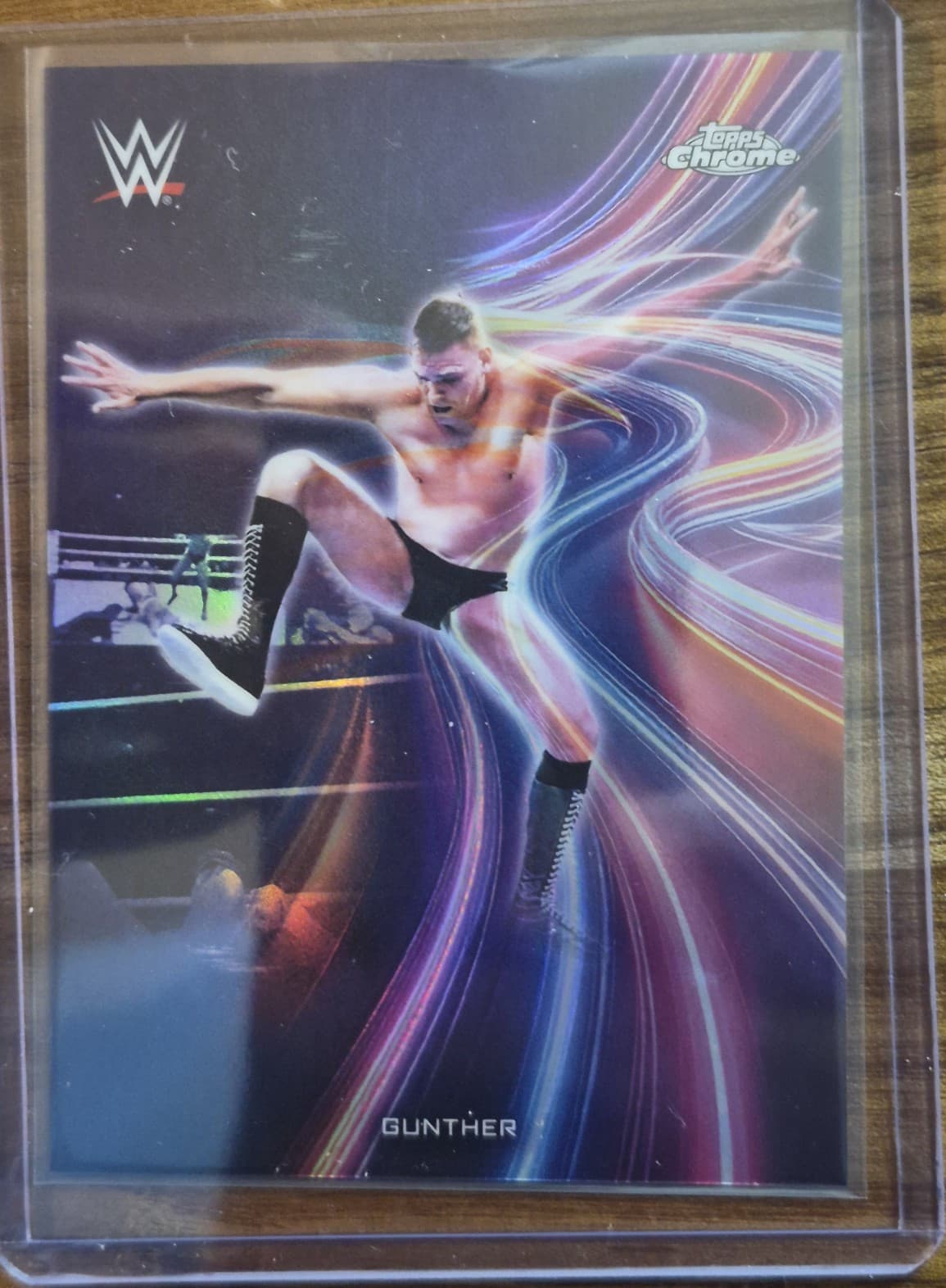Topps 2026 Chrome WWE Signalz Insert Gunther RAW Wrestling Trading Card #SGZ-29