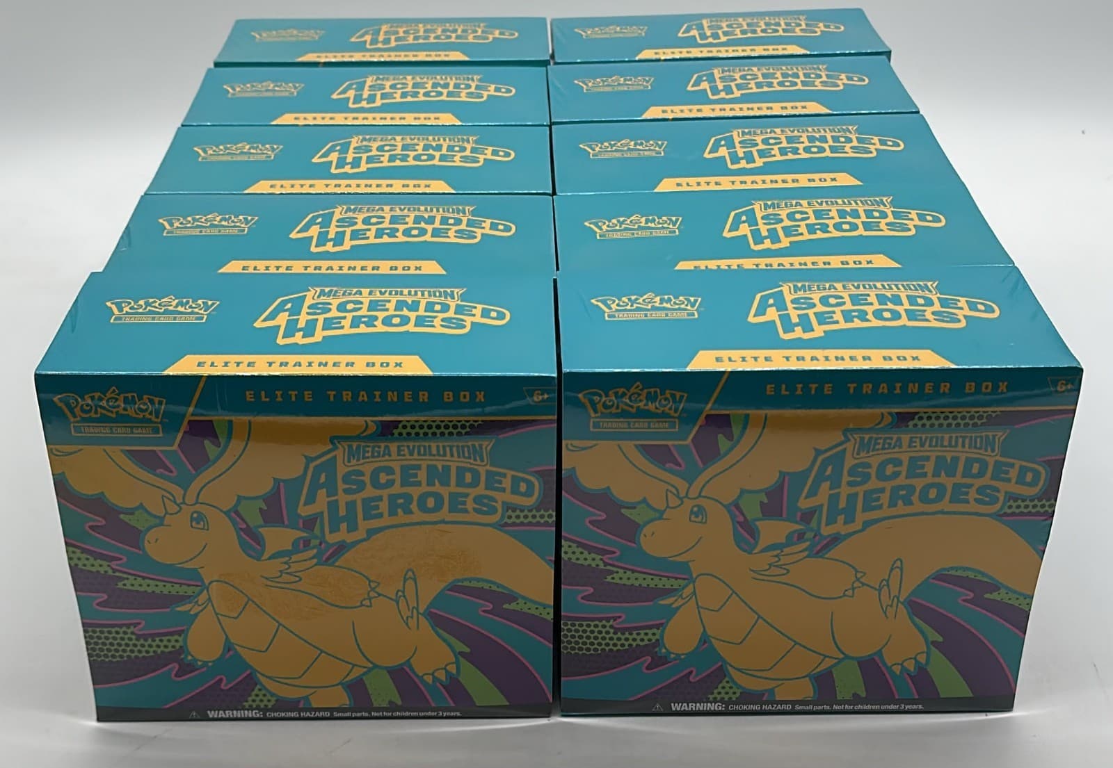 Lot of (10) Pokemon TCG Ascended Heroes Elite Trainer Box SEALED ETB