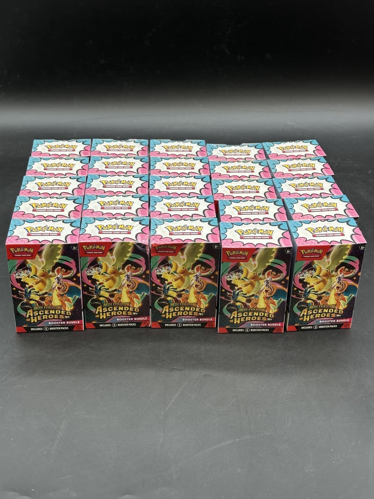 Lot of (25) Pokemon TCG Ascended Heroes Booster Bundles ME02.5 SEALED