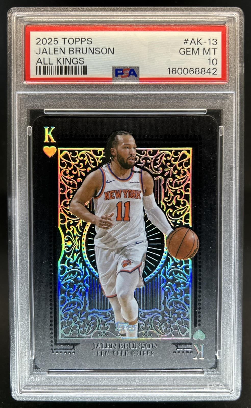 2025-26 Topps Jalen Brunson All Kings #AK-13 Knicks PSA 10 GEM MINT