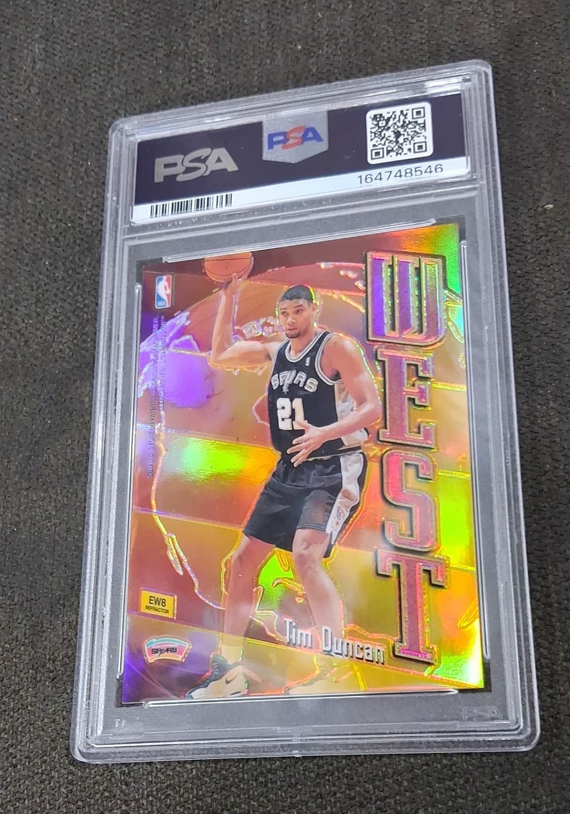 1998-99 Topps - East/West Tim Duncan, Keith Van Horn #EW8 Refractor