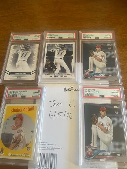 shohei ohtani rookie card psa 10 lot