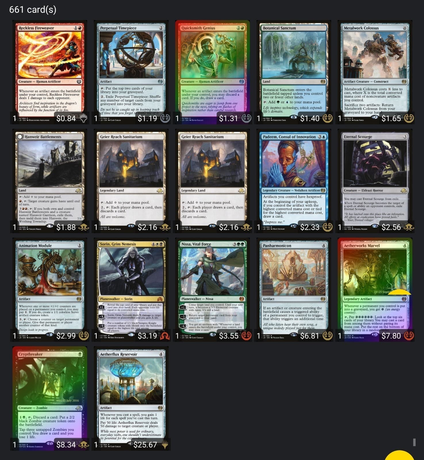 Magic The Gathering Card Lot Includes 661 Cards