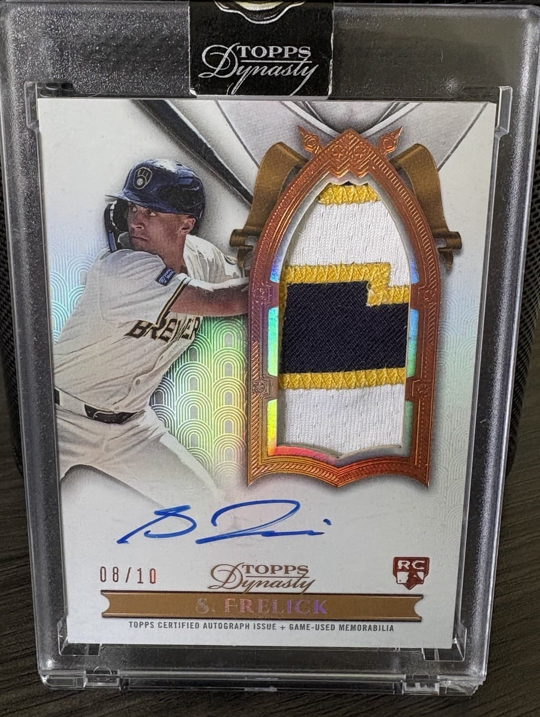 2024 Topps Dynasty Sal Frelick Dynastic Decoration Patch Auto #DAPB-SF1 RC /10