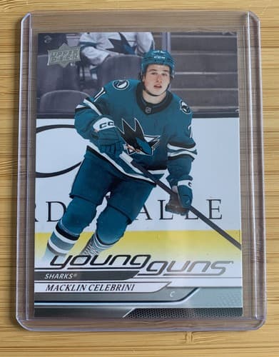 Macklin Celebrini Young Guns - Upper Deck 2024-2025 Series 2 #451