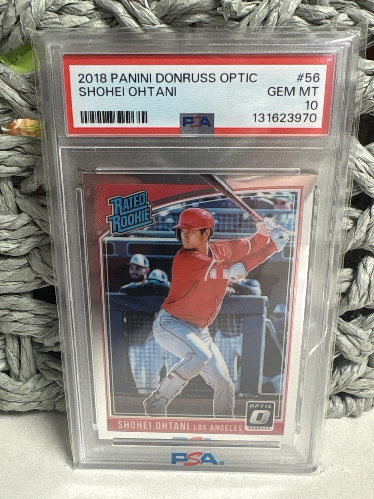 2018 Panini Donruss Optic - Rated Rookie Shohei Ohtani #56 Batting (RC)