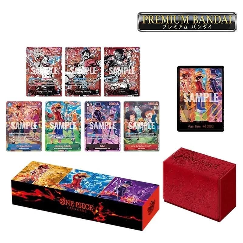One Piece Card Game 3rd Anniversary Set Three Brothers Sealed English PRESALE