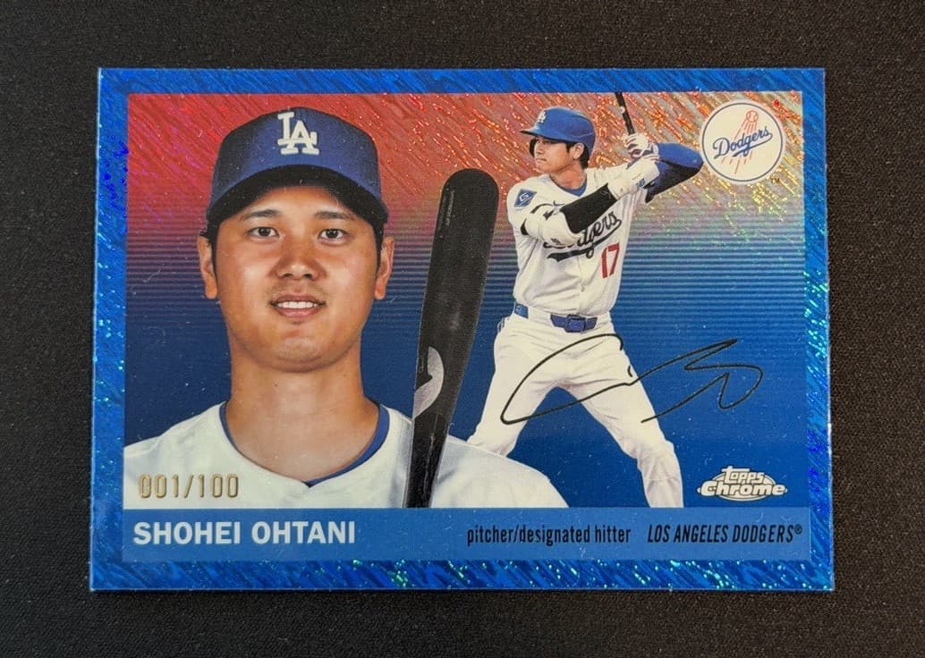 Topps Archive 2025 Shohei Ohtani Los Angeles Dodgers #17 /100 Card #1