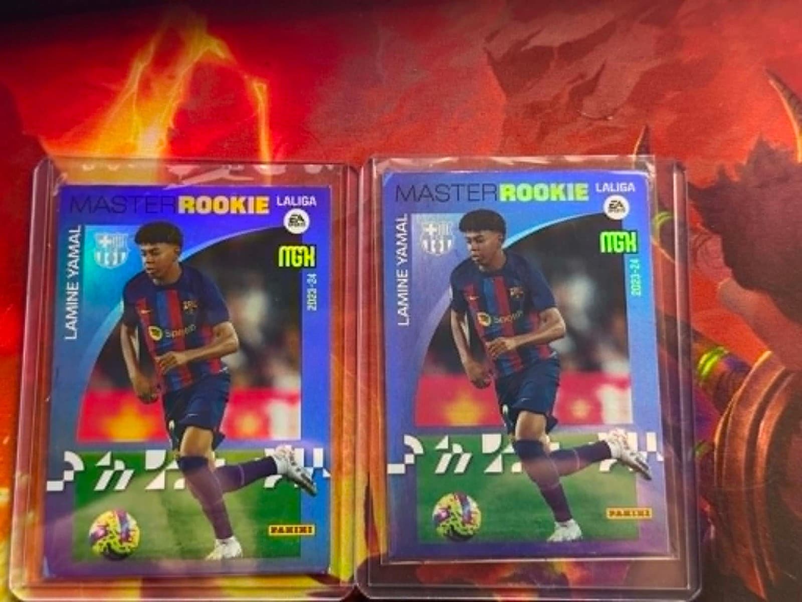 2023-24 Panini Megacracks La Liga EA Sports  Master Rookie Lamine Yamal #423