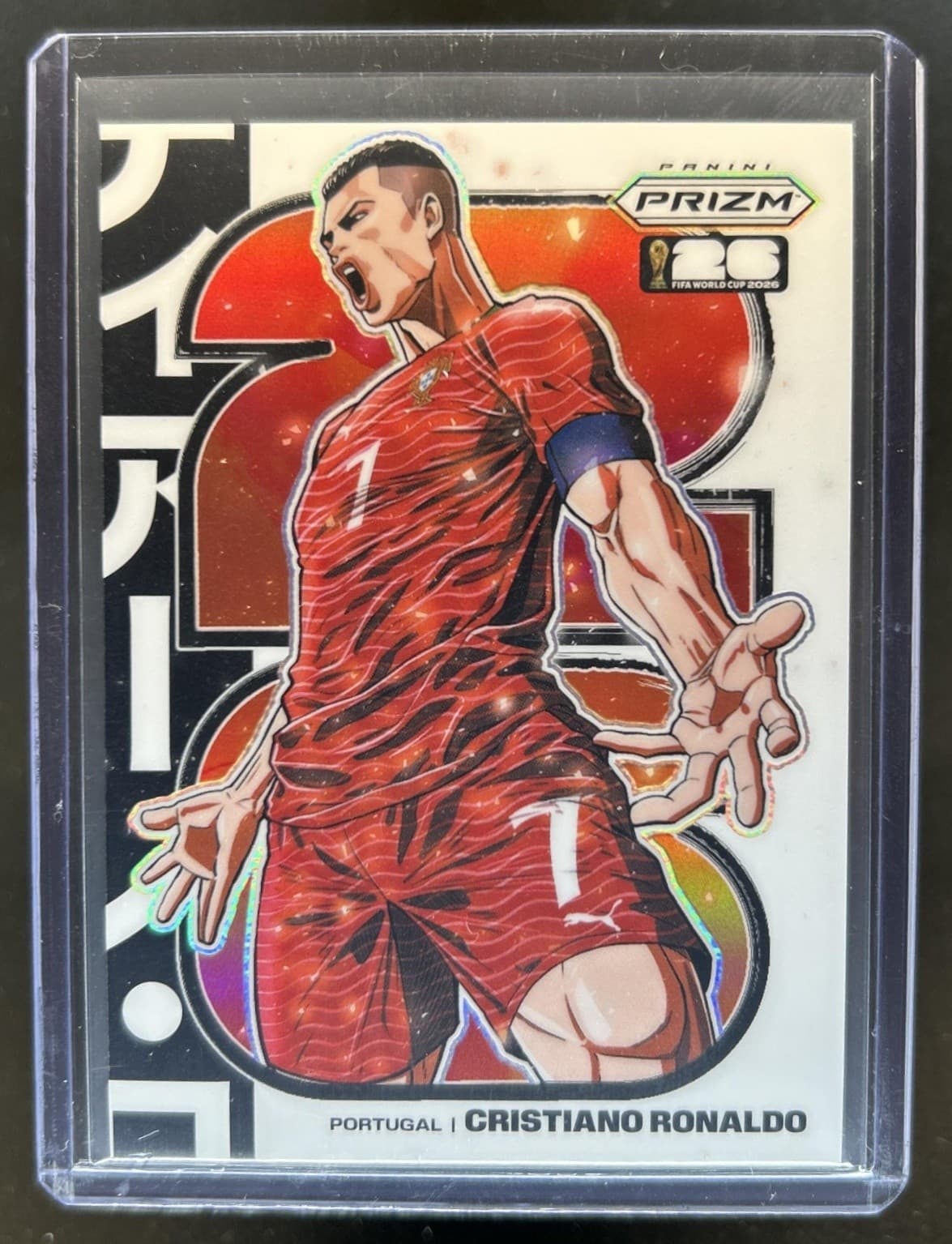 2026 Panini Prizm World Cup Cristiano Ronaldo Manga SSP #7 Portugal