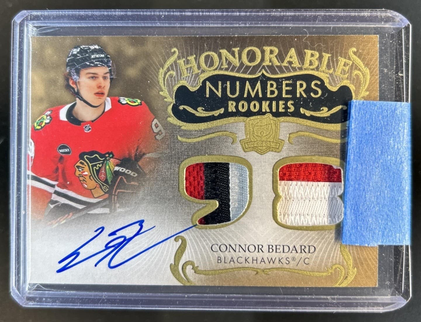 2024-25 The Cup Connor Bedard 2023 Update Honorable Numbers Patch Auto #HR-CB