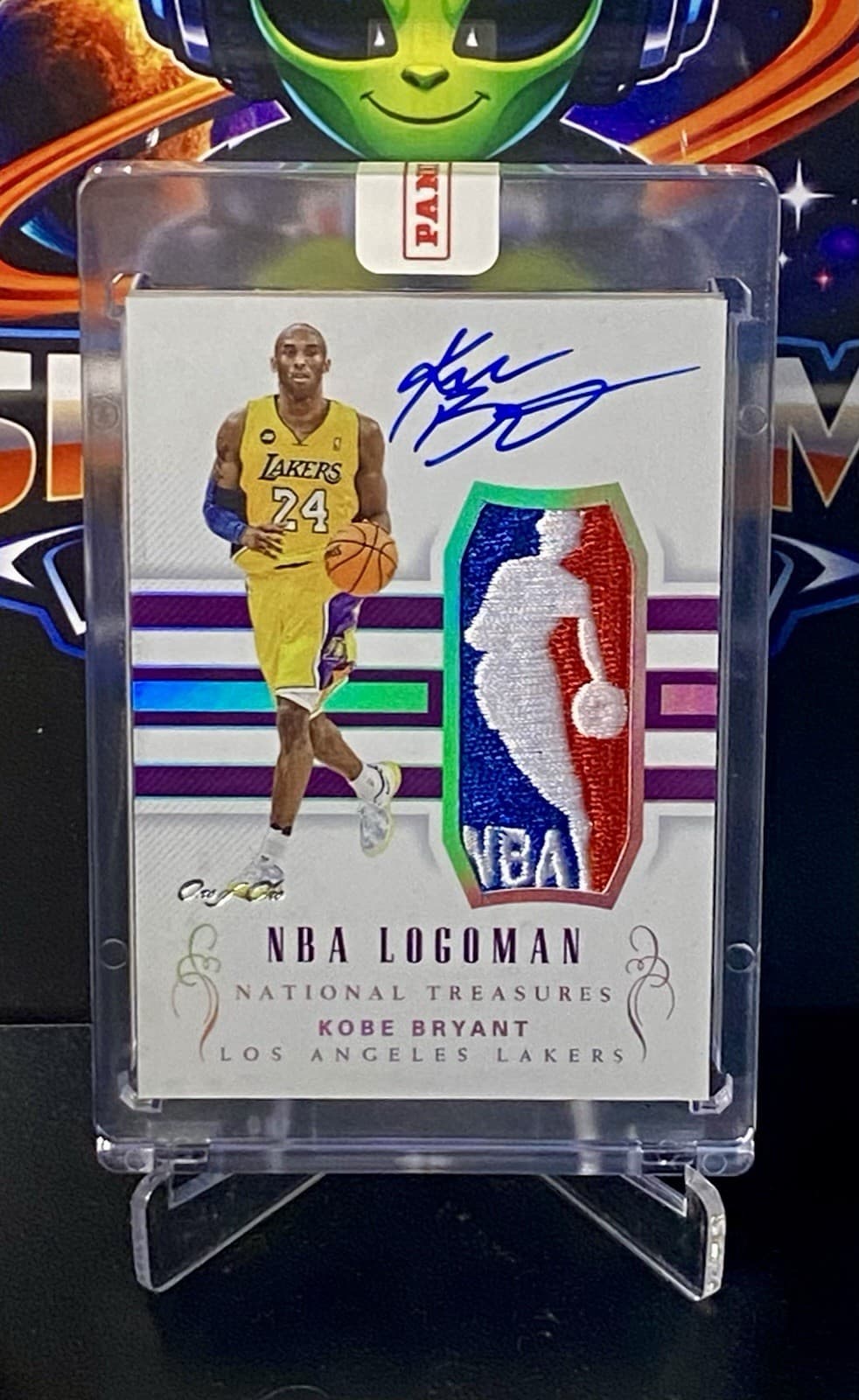 Kobe Bryant NT (RP) Logoman Jersey Patch/Auto - Read Description