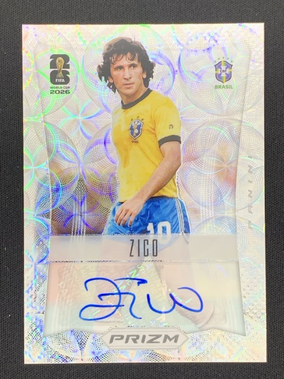 Zico 2026 Panini Prizm FIFA World Cup 2012 Throwback Choice Auto #12-Z a