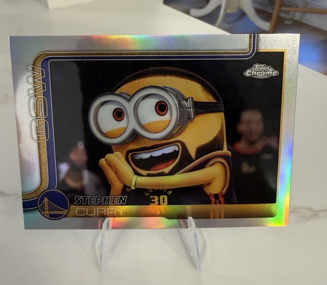 2025-26 Topps Chrome Update Basketball - STEPH CURRY Minion SSP CASE HIT!