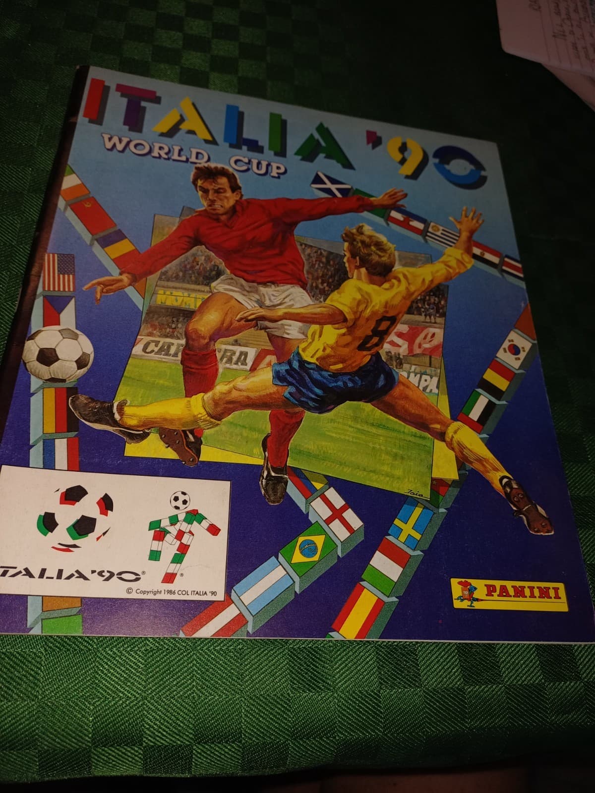 Original Panini Album Figurines World Cup 1990 Rome Lazio Milan Inter