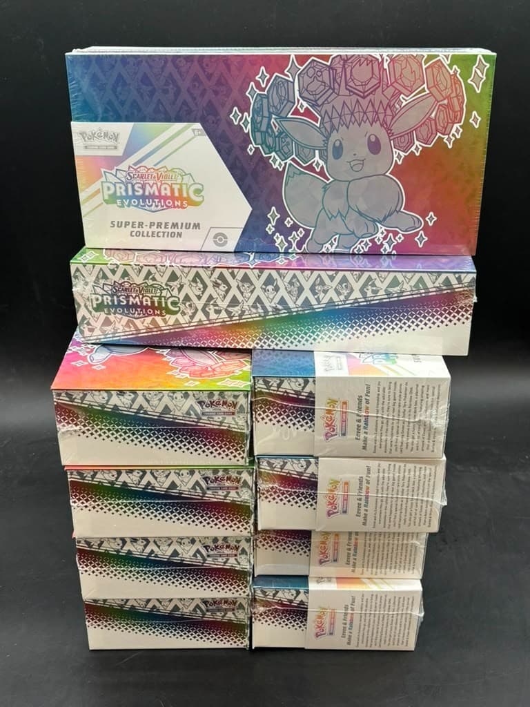 Lot of (10) Pokemon TCG Prismatic Evolutions SEALED SPC SV8.5