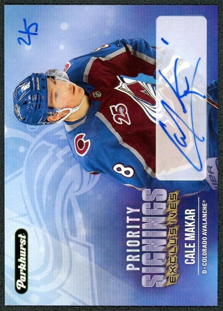 2021 Upper Deck Parkhurst Cale Makar Priority Signings Auto /5