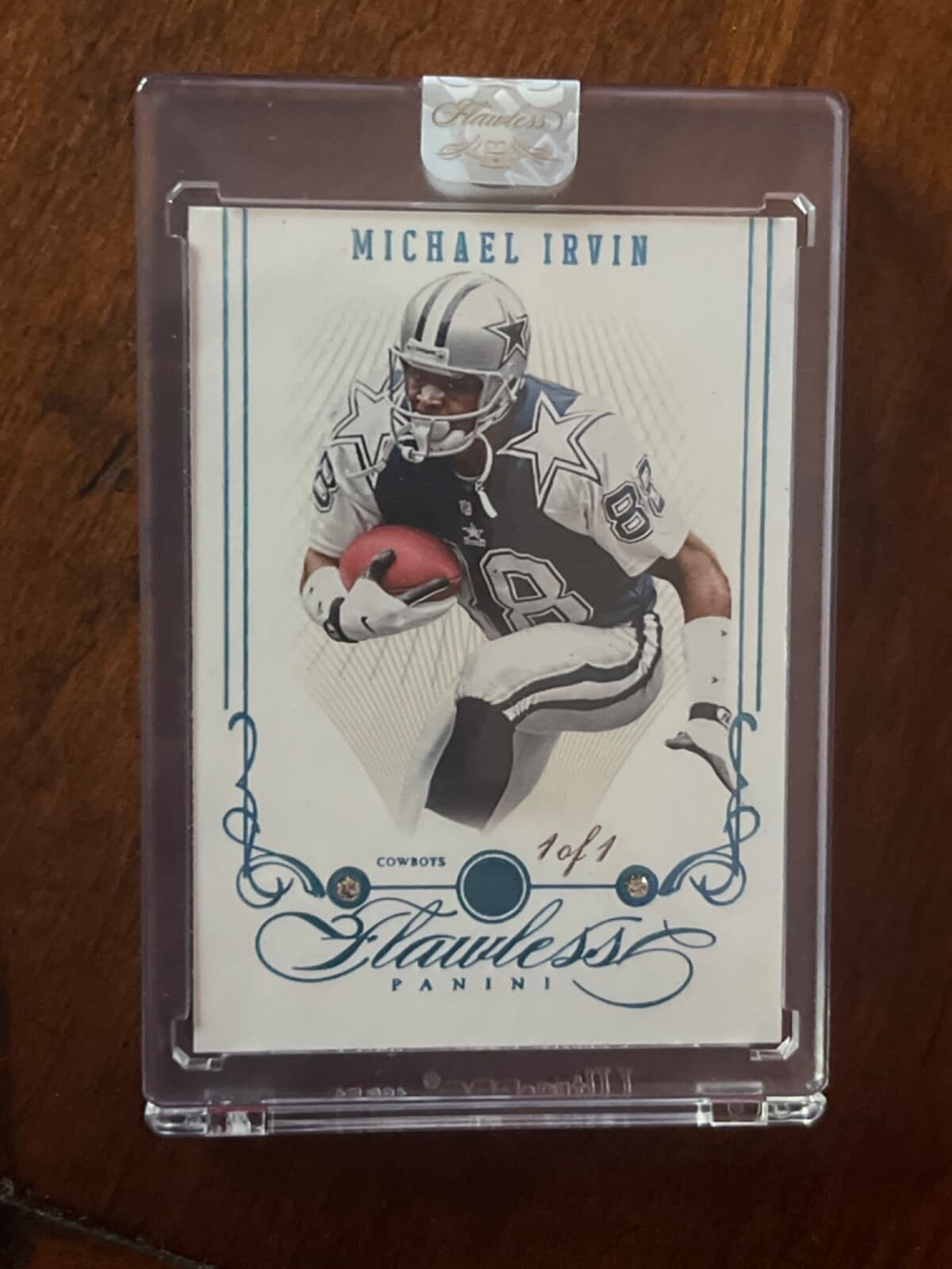 2023 PANINI FLAWLESS MICHAEL IRVIN DALLAS COWBOYS DIAMOND GEM PLATINUM 1/1 HOT!!