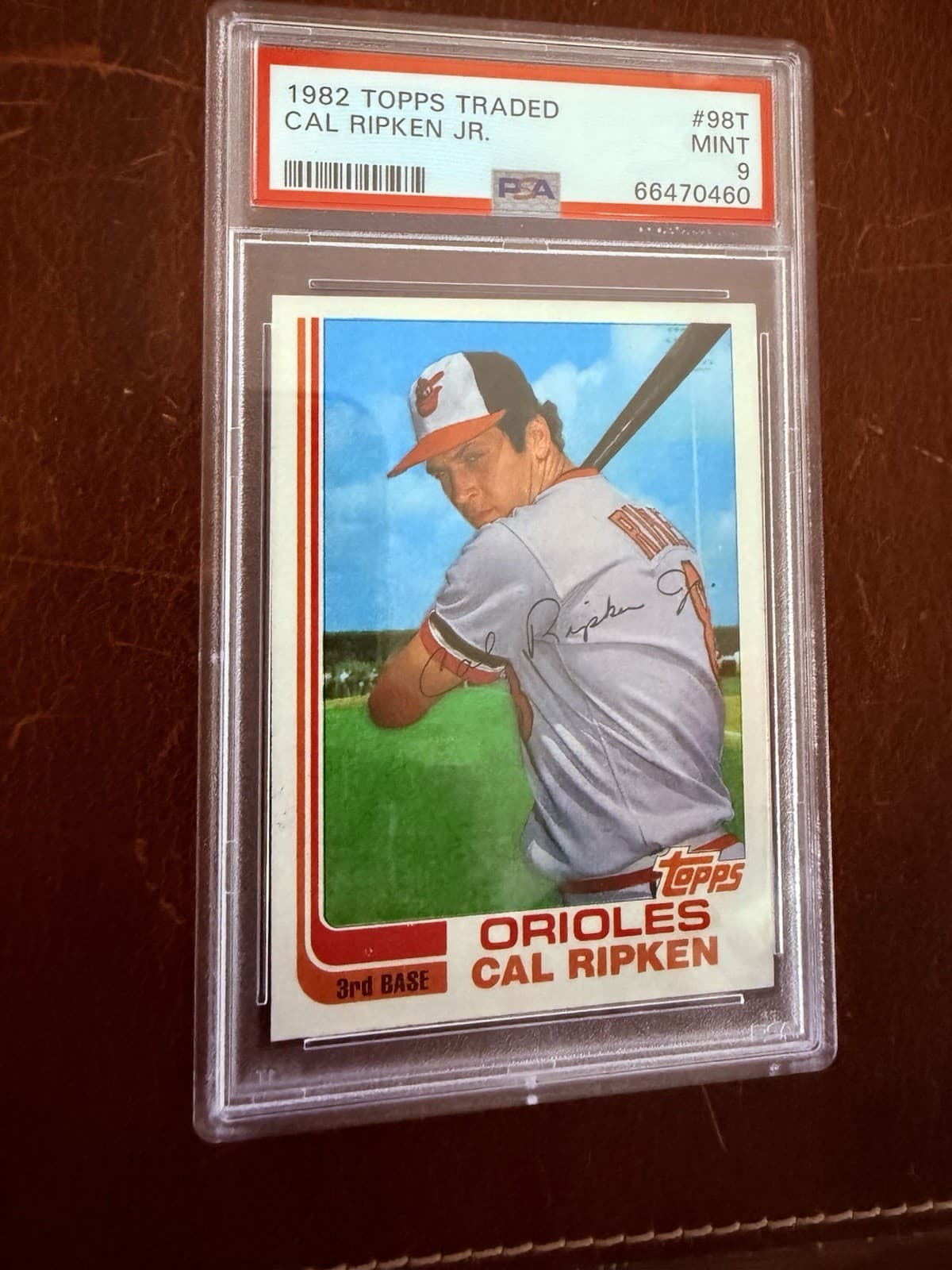 1982 Topps Traded Cal Ripken Jr RC #98T PSA 9 Rookie Orioles HOF