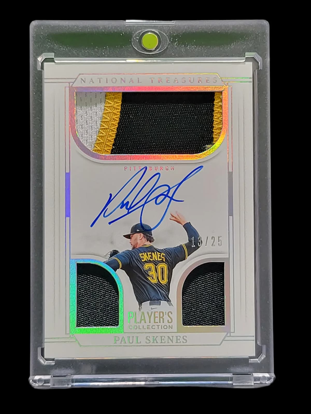 2025 Panini National Treasures Baseball Paul Skenes #PC-PSK Patch /25