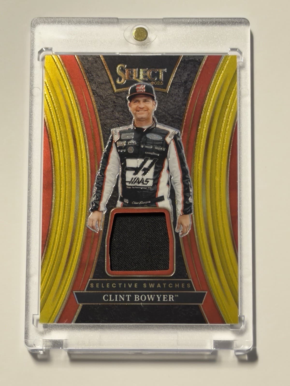Panini Select Racing Selective Swatches Clint Bowyer  Gold Prizm 4/10 NASCAR 
