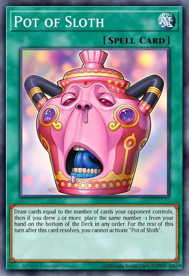 Yugioh Chaos Origins  Pot of Sloth Secret Rare CORI-EN061 1st Edition