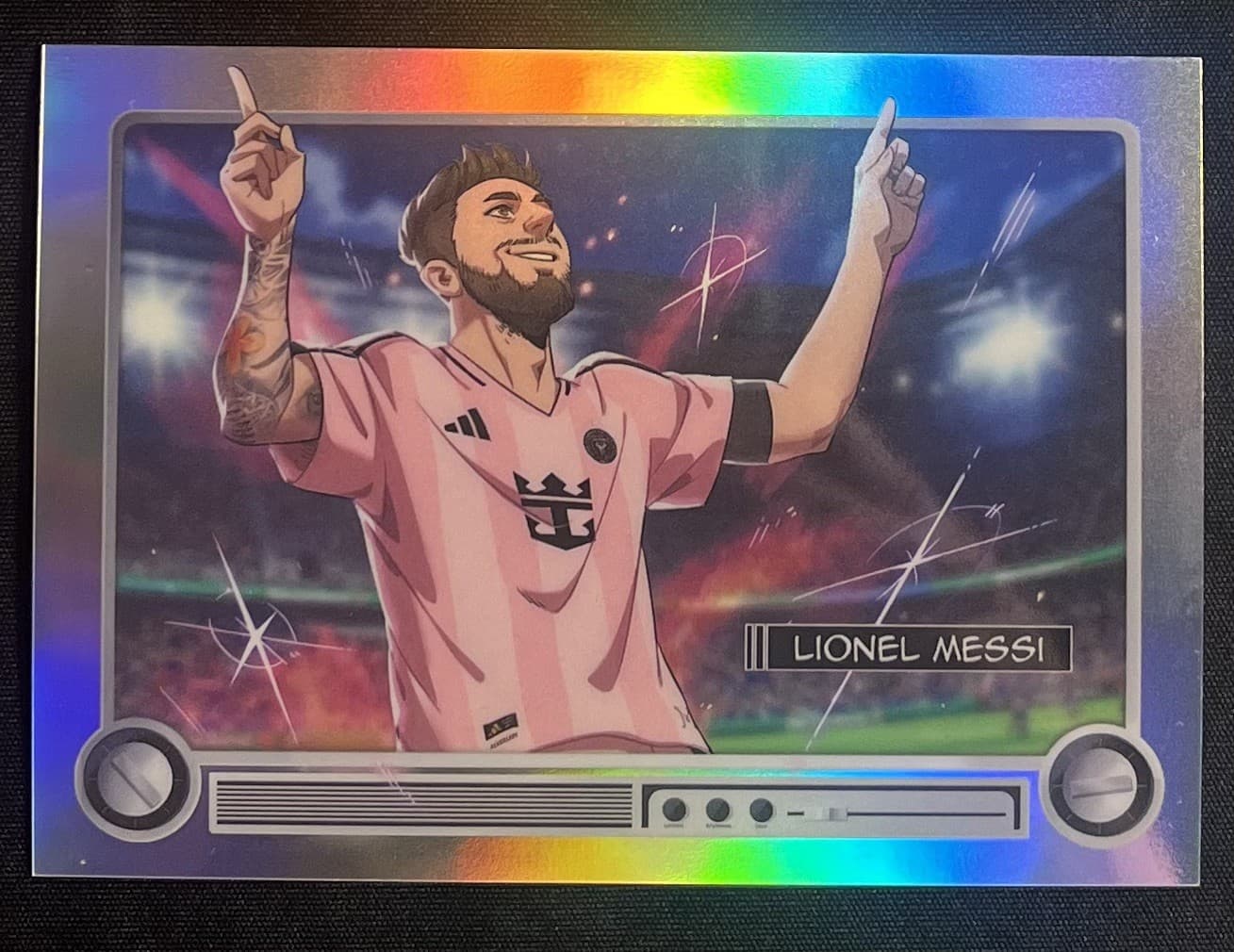 2026 Topps Chrome MLS Lionel Messi Anime Insert SSP #A-1 Inter Miami