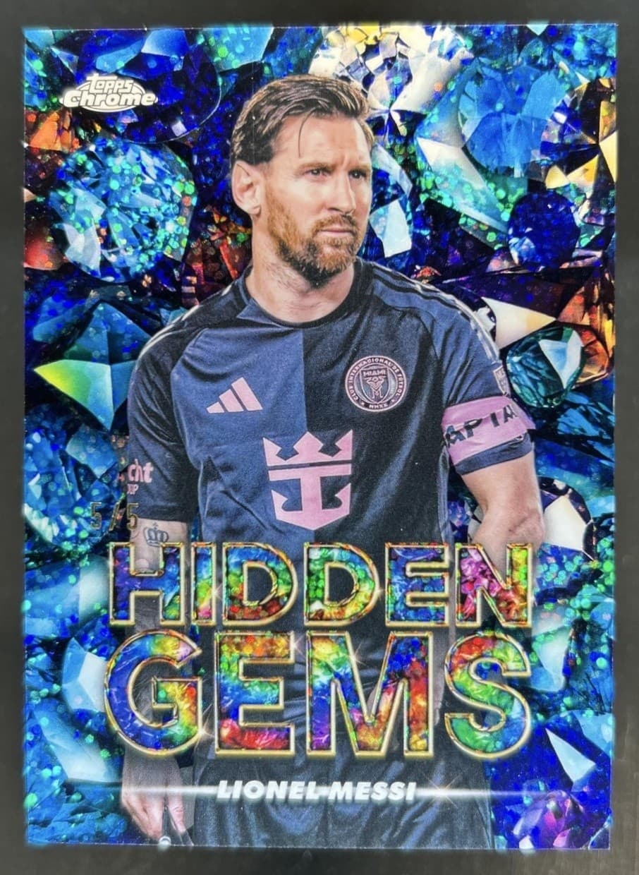 2025-26 Topps Chrome Lionel Messi Hidden Gems SSP #HG-5