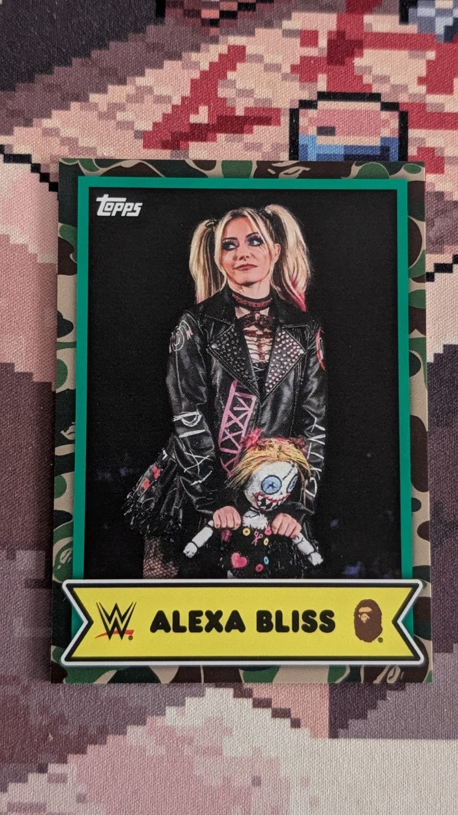 2025 Topps WWE x BAPE Wrestling Alexa Bliss #32 Camo