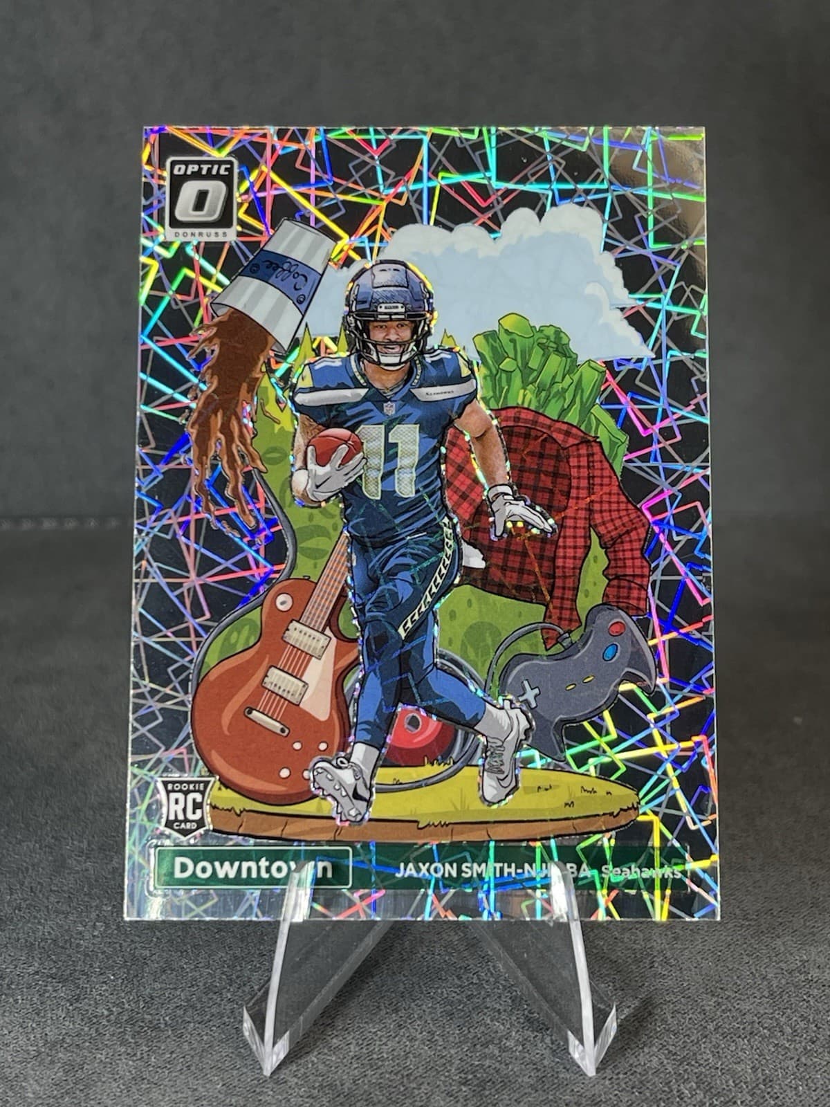 Jaxon Smith Njigba 2023 Donruss Optic Rookie Downtown #D-15