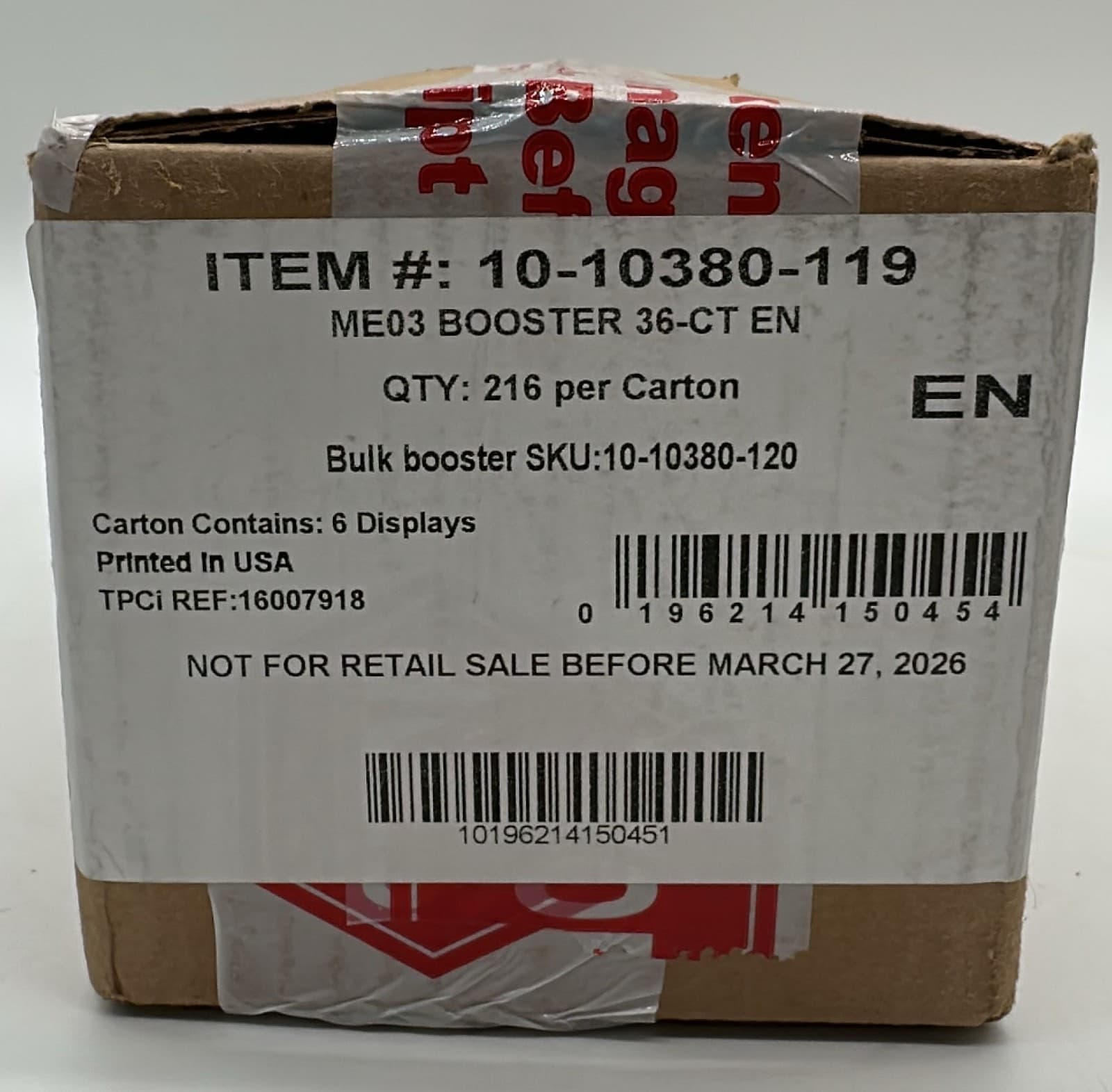 Pokemon TCG Mega Evolution Perfect Order Booster Box Case SEALED ME03