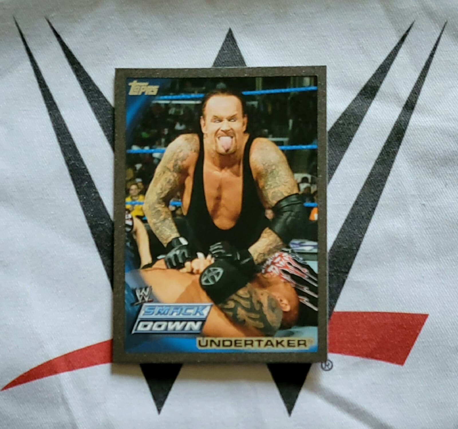 2010 Topps WWE Undertaker Wrestling Card #59 BLACK /999 SP!! HOF