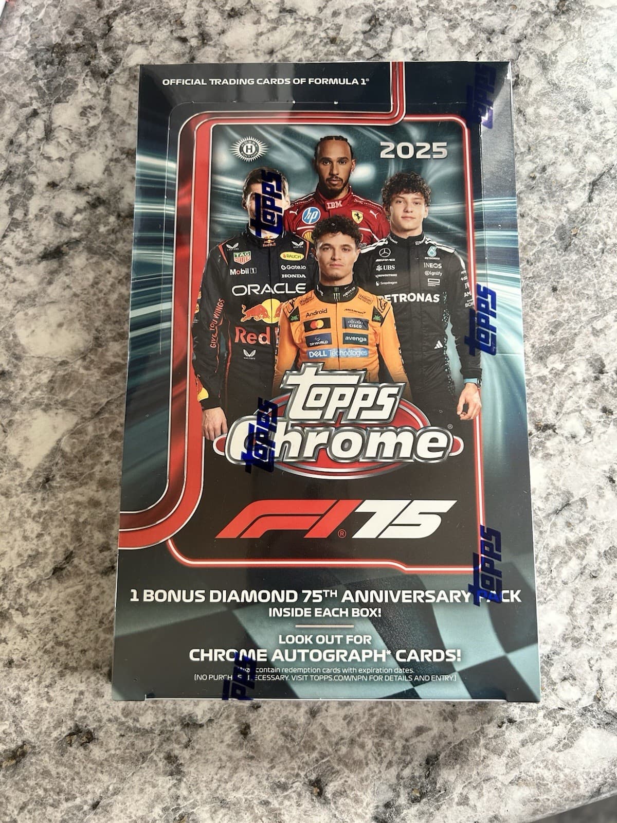 2022,2023,2024,2025 Topps Chrome Formula 1 Hobby Boxes