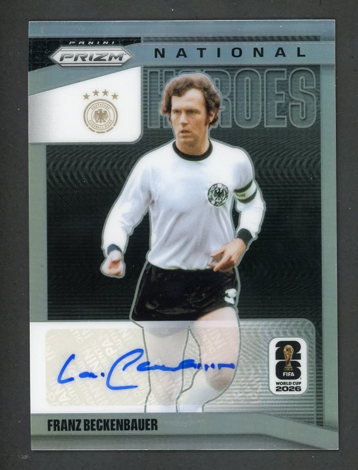 2026 Panini Prizm World Cup Franz Beckenbauer National Heroes Silver Auto #/40
