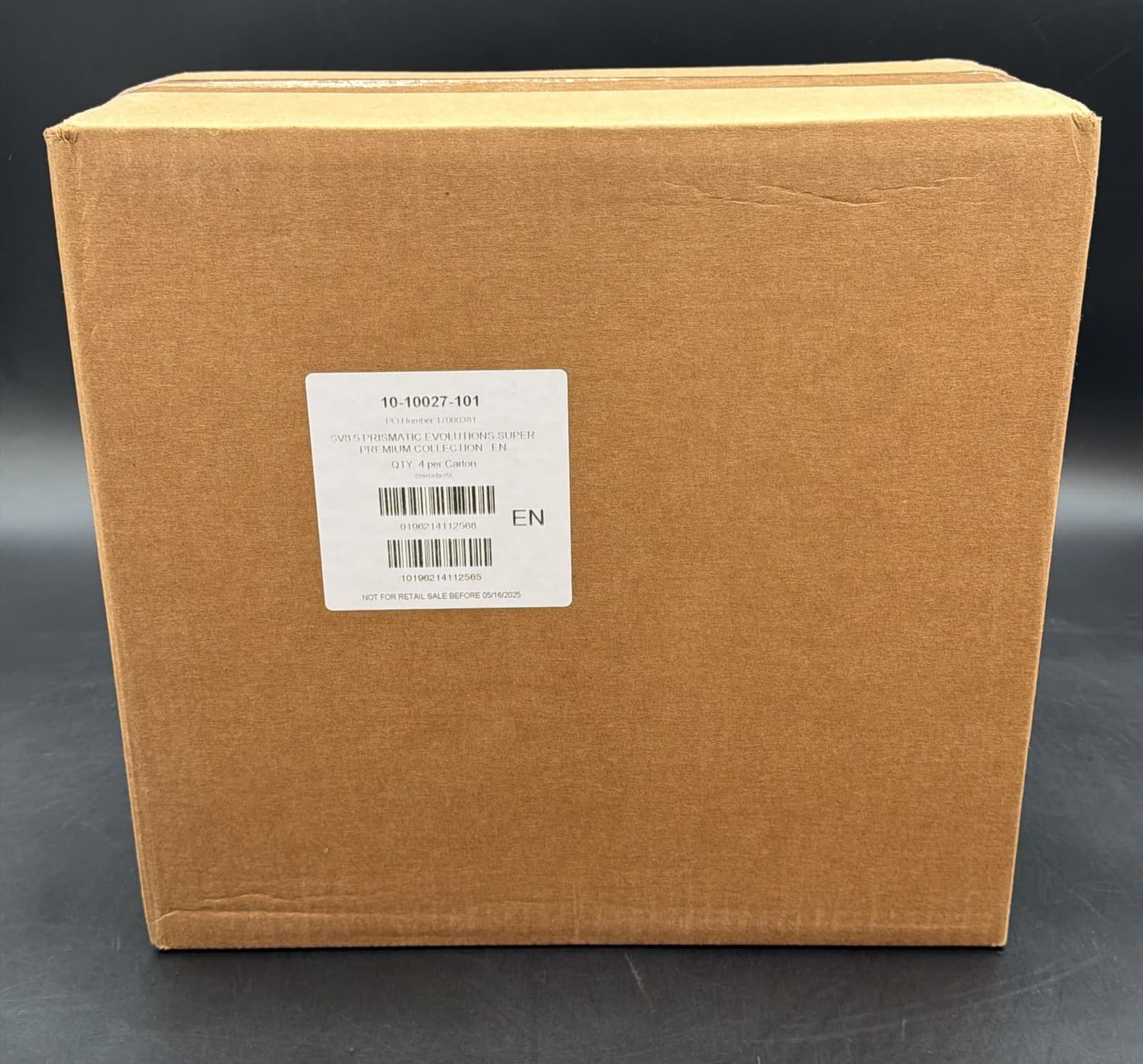 Pokemon SV8.5 Prismatic Evolutions Super Premium Collection Case SEALED