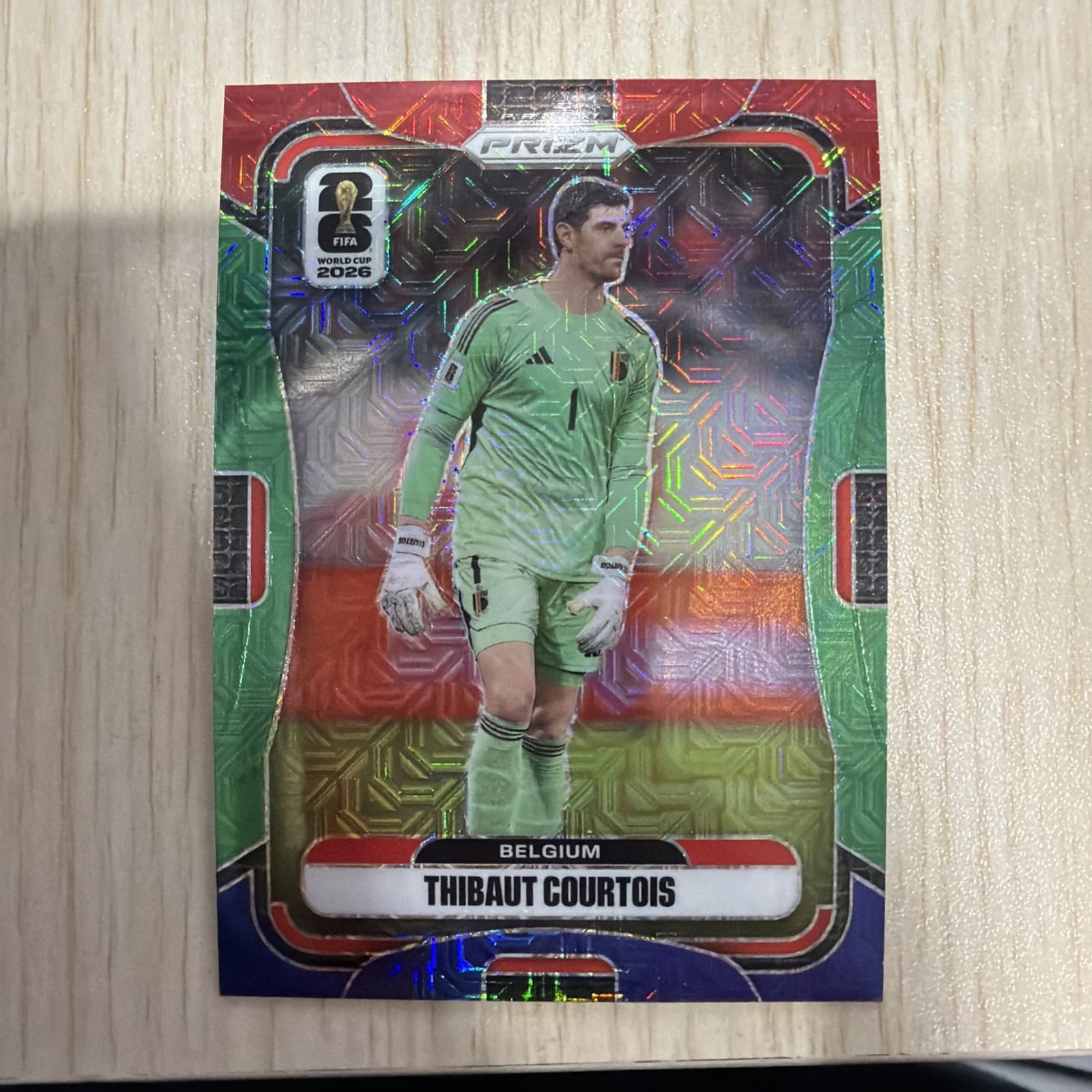 2026 Panini Prizm FIFA World Cup Thibaut Courtois #161 - RGB Mojo - SSP Case Hit