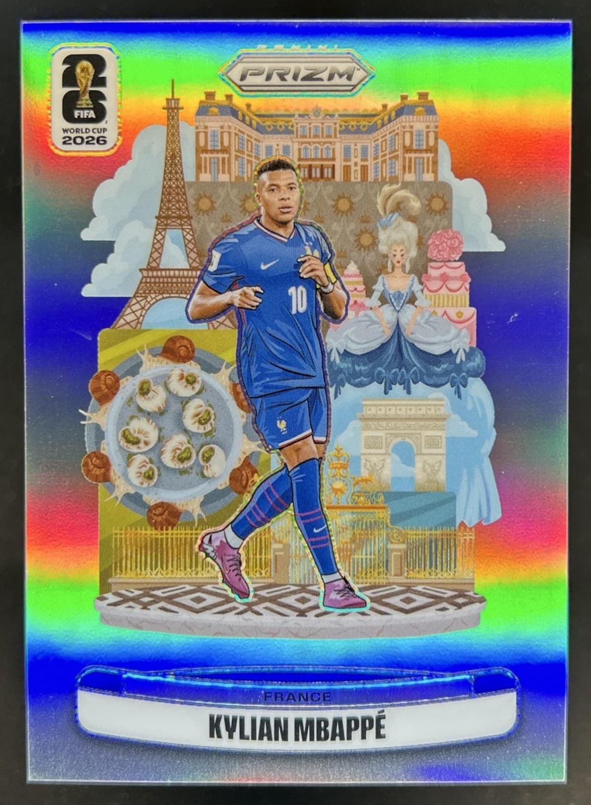 2026 Panini Prizm World Cup Kylian Mbappe National Landmarks SSP #12 France