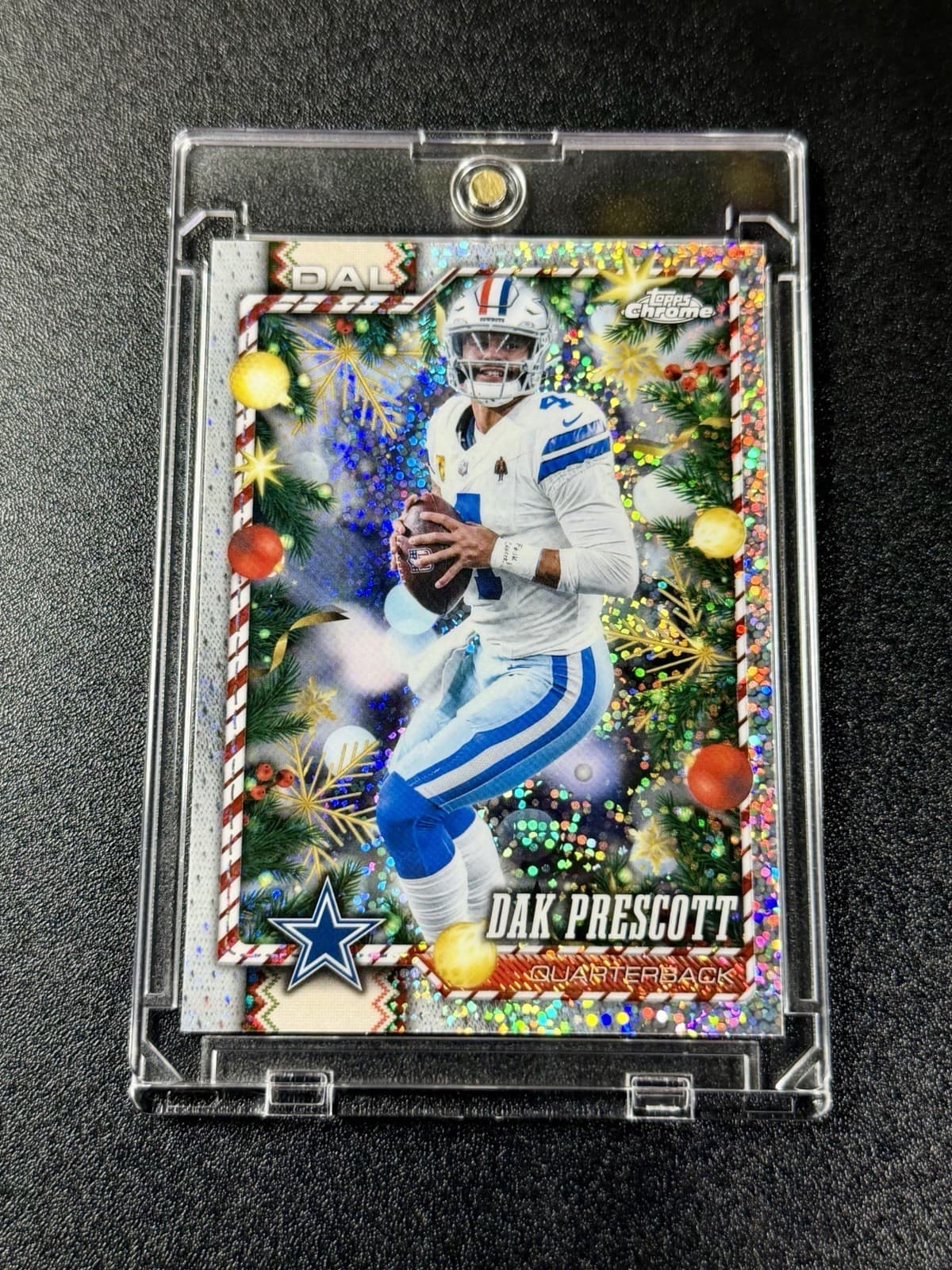 2026 Topps Holiday Chrome Speckle Dak Prescott Dallas Cowboy #28