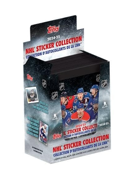 2024/25 TOPPS NHL STICKER COLLECTION HOCKEY 16-BOX CASE
